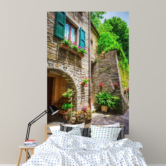 Italian Street Small Provincial 4 Wall Decal