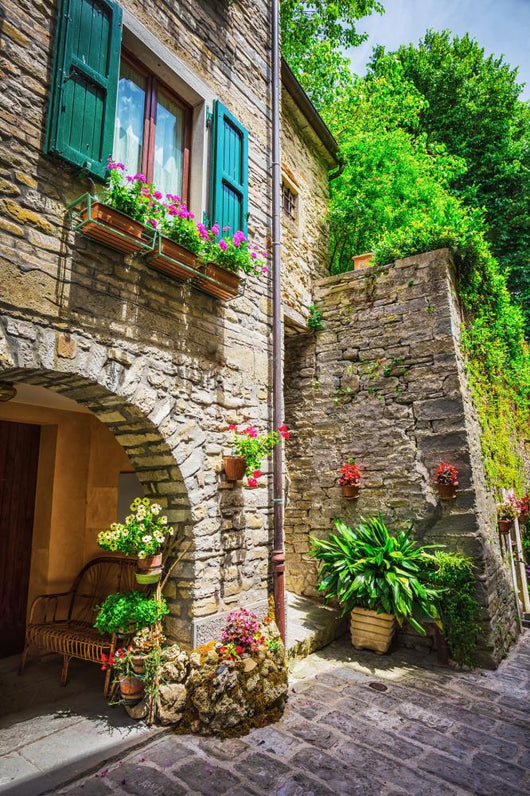Italian Street Small Provincial 4 Wall Decal
