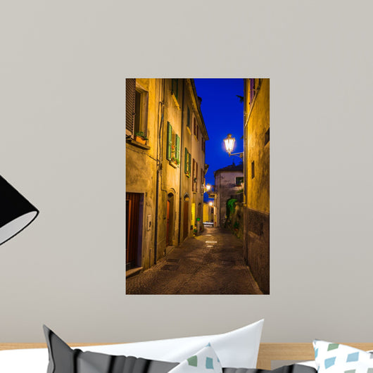 Evening Streets San Marino Wall Decal