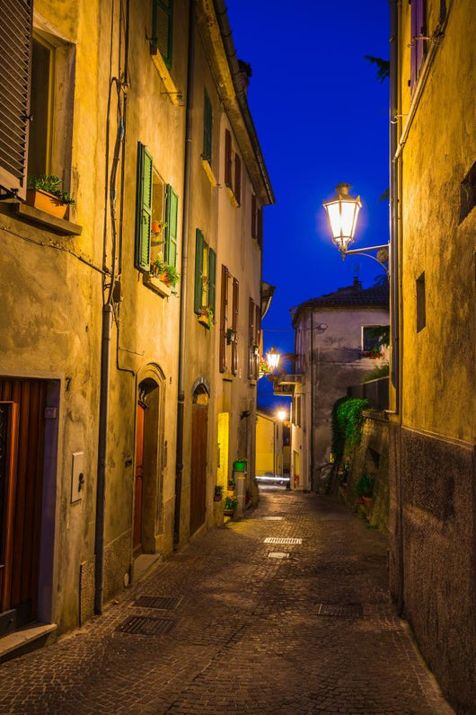 Evening Streets San Marino Wall Decal