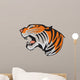 Tiger Head Roaring Side Wall Decal