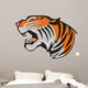 Tiger Head Roaring Side Wall Decal