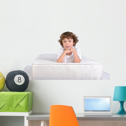 Children and many mattresses Wall Decal
