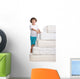 Child Climbing mattresses Wall Decal