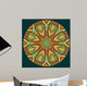 Bright Ethnic round Element Wall Decal