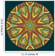 Bright Ethnic round Element Wall Decal