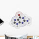 Guanine Molecule DNA Wall Decal