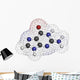 Guanine Molecule DNA Wall Decal