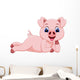 Cute Pig Wall Decal