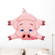 Cute pig cartoon Wall Decal