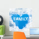 Sky Heart Shaped Cloud Wall Decal