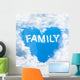 Sky Heart Shaped Cloud Wall Decal