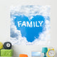 Sky Heart Shaped Cloud Wall Decal