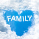 Sky Heart Shaped Cloud Wall Decal