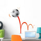 Bouncing Soccer Ball Wall Decal