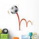 Bouncing Soccer Ball Wall Decal