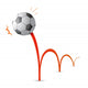 Bouncing Soccer Ball Wall Decal