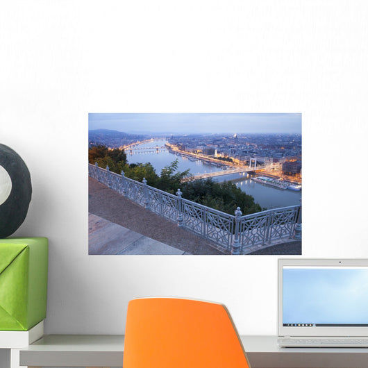 Early Morning in Budapest City, Hungary Wall Mural
