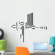 Bismillah Phrase Wall Decal