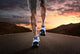 Up Athlete Running Empty Wall Decal