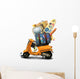 Retro Scooter Travel Wall Decal