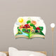 Mushroom House Book Wall Decal