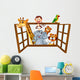 Animals and Window Wall Decal
