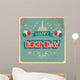 Vintage Birthday Card Wall Decal