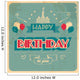 Vintage Birthday Card Wall Decal