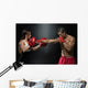 Young Fit Man Fighting A Woman Wall Mural
