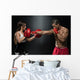 Young Fit Man Fighting A Woman Wall Mural