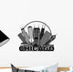 Chicago City Skyline Wall Decal