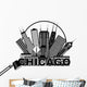 Chicago City Skyline Wall Decal