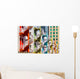 Colorful Spiral Stairs Singapore's Wall Decal