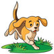 Dog Cartoon Wall Decal