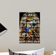 Stained Adoration Shepherds Cathedral Wall Decal