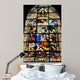 Stained Adoration Shepherds Cathedral Wall Decal