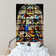 Stained Adoration Shepherds Cathedral Wall Decal