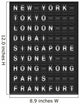 Departure Board Wall Decal