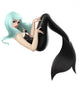Blue-Haired Mermaid Wall Decal