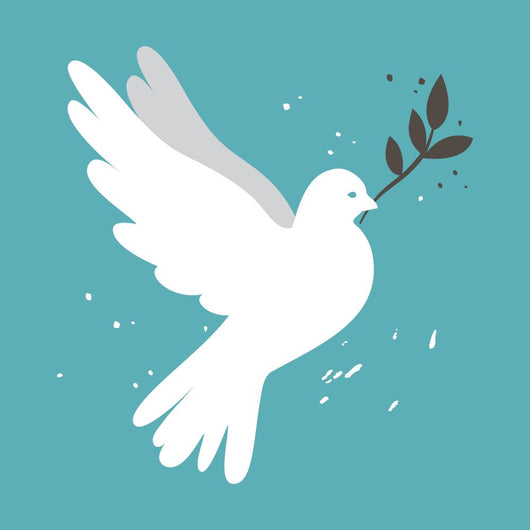 White Dove Wall Decal