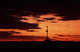 Oil Rig At Sunset Wall Decal
