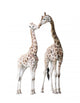Two Nuzzling Giraffes Wall Decal