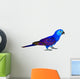 Beautiful Blue Parrot Wall Decal