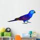 Beautiful Blue Parrot Wall Decal