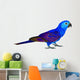 Beautiful Blue Parrot Wall Decal