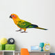 Sun Conure Parrot Bird Wall Decal