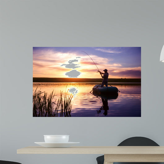 Fisherman Wall Decal