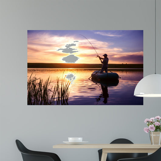 Fisherman Wall Decal