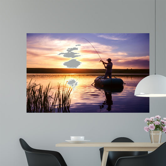 Fisherman Wall Decal